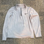 Nike Dri Fit Gray Quarter-Zip Pullover Photo 0