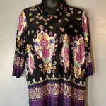 Dress Barn  paisley cowl neck stretch blouse Photo 0
