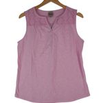 Como vintage  Sleeveless Tank Top V Neck Shirt Womens M Pink New Tractor Supply Photo 0