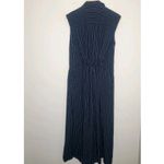 Maeve Anthropologie  Easy Sleeveless Shirt Jumpsuit Sz M Slimming Relaxed Photo 4