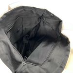 Thai Elephant Print Shoulder Bag Canvas Zip Close Tote Boho Global Artisan White Photo 4