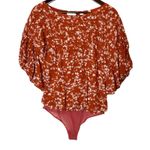 Free People  Dessa Floral Bodysuit Photo 2