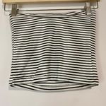 American Eagle  Outfitters Women's Soft & Sexy Crop Top Black White Stripe XS EUC Photo 4