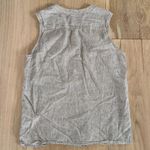 Pendleton Gray Sleeveless Button Down Shirt Size Small Photo 4