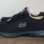 Skechers Bronaugh Women's Slip Resistant Triple Black Work Shoes Size 10 #B1317 Photo 4