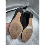 Arturo Chiang  Holly Shoes Heels 6M Black Leather Peep Toe Wedge Fashion Pumps Photo 5