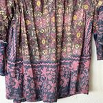 Anthropologie Postmark Blouse S Boho peasant Embroidered Flounce Sleeves Photo 5