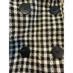 ZARA NWT Textured Houndstooth Double Breast Classic Blazer Lined XS Black White Photo 9