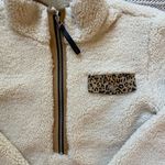 Pistola  Sherpa Zoey Pullover Fleece Cream Combo Thick Animal Print Women’s S Photo 1