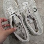 True Religion  Esperanza Silver Sequin Sneakers Size 9.5 Photo 5