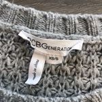 BCBGeneration  Heather Grey Knit Chunky Sweater Womens Size XS Photo 5