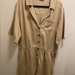 Faherty Arlie Day Romper In Summer Sand Size XXL Photo 3