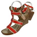 Tommy Hilfiger  Women’s Leather Gladiator Wedge Sandals Photo 2