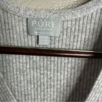 Pure Collection 100% Cashmere Gray Sleeveless Knit Top Size M Size M Photo 1