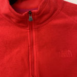 The North Face ‎ Neon Bright Pink Quarter Zip Pullover Polartec Fleece Jacket Coat Photo 4