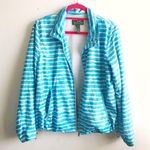 Ralph Lauren Lauren Windbreaker Blue White Stripes Photo 2