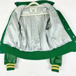 Vintage Howe Naugalite Varsity Letterman Jacket Size 36/Small Band Green Photo 3