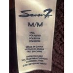 Seven7  Chenille Turtleneck Sweater Purple Size Medium (5668) Photo 3