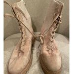 Circus by Sam Edelman Sam Edelman Lydell Combat Boot Sesame Suede Beige, S87 Photo 5