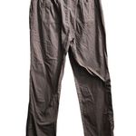 kim rogers Striped Career Pants High Waist Button Accent Size 14 Photo 2