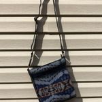 Pendleton  Crossbody Small Wool Purse Satchel Handbag Wallet Aztec Blue Photo 1