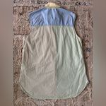 Stradivarius ‎ Womens Sleeveless Button Down Collared Pastel Striped Tank Top Photo 3