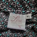 LOU LOU By2 Dress Sleeveless Women Size M/L Floral Blue Pullover V Neck EUC Photo 3