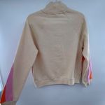 LEGO x Target Full Zip Hoodie Fleece Jacket Colorblock Beige Small Pink Photo 3