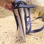 Nine West  Adjustable Strap Crossbody Gray Multi Colorblock 7” x 10” x .75”NWOT Photo 8