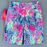 Lilly Pulitzer NWT Luxletic Reid Blue You’ve Been Spotted Ocean View Golf Shorts Photo 3