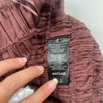 Urban Outfitters  Ruch Button Crop Tank Womens Top Sz Med Chocolate Boho Layer Photo 9