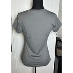 FILA Sport Women's Short Sleeve Athletic Grey Stretch V-Neck T-shirt Medium Photo 7