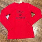 Love & Be Merry Red Long Sleeve Tshirt Shirt, small, 🎄🎄 Photo 0