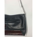 Brighton  Women's Leather Handle Shoulder Bag Black Brown 13x10” Photo 1