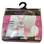 White Pink Bunny Cape Costume Adult One Size Cosplay Party Halloween‎ Photo 0