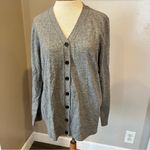 J.Crew Cashmere Gray Long Sleeve Button Down Cardigan Women’s Size Large Photo 1