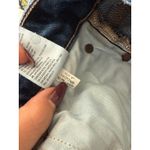 American Eagle Hi Rise Mini Denim Skirt Distressed Frayed Hem Blue Size 2 Photo 5