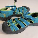 Keen Blue and Green Waterproof Hiking Sandals Size 5 Photo 3