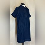 Liz Claiborne Women’s Short Sleeve Blue Denim Casual Dress W/Pockets,Spring|Sz:S Photo 1
