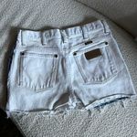 Levi's Wrangler Two Tone High Waisted Denim Shorts Photo 3