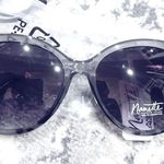 Nanette Lepore GREY ANIMAL CAT EYE SUNGLASSES Photo 1