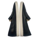 Birdies  The Swift Black Leather Slip On Sneaker Women’s Size 8.5 Shoes‎ Loafer Photo 4