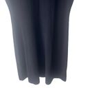 Aakaa AKA Eddie Bauer Vintage 90s Size‎ Large Navy Blue 100% Wool Santana Knit Dress Photo 2