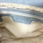 Hayden Harnett crossbody bag in a light blue shade with whipstitch detailing Photo 8