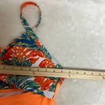 Bershka  Tropical Leaf Print Bikini Top Skirt style with criss cross straps Photo 11