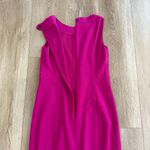 Akris Punto Bateau Neckline Crepe Sheath Dress Size 6 Magenta Pink Designer Photo 9