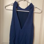 Haute Hippie  Katherine halter navy silk dress size 2 NEW Photo 10