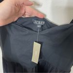 J.Crew NWT Sweetheart Tank Dress Black Women’s XL Poplin Midi A-Line Photo 12