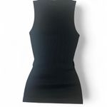 Vintage Rhinestone Embellished Bridesmaid Tank Top‎ Black Size M Photo 3