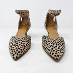 Corso Como [] Devorah Suede Leopard Print Cutout Pointed Toe Kitten Heel Size 10M Photo 7